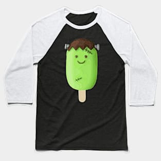 Cute Frankenstein halloween popsicle Baseball T-Shirt